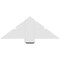 Ekena Millwork Kennewick Architectural Grade PVC Gable Bracket, 36"W x 13 1/2"H x 6"D x 6"F, 9/12 Pitch GBP036X14X0606KEN00 - alternate 3